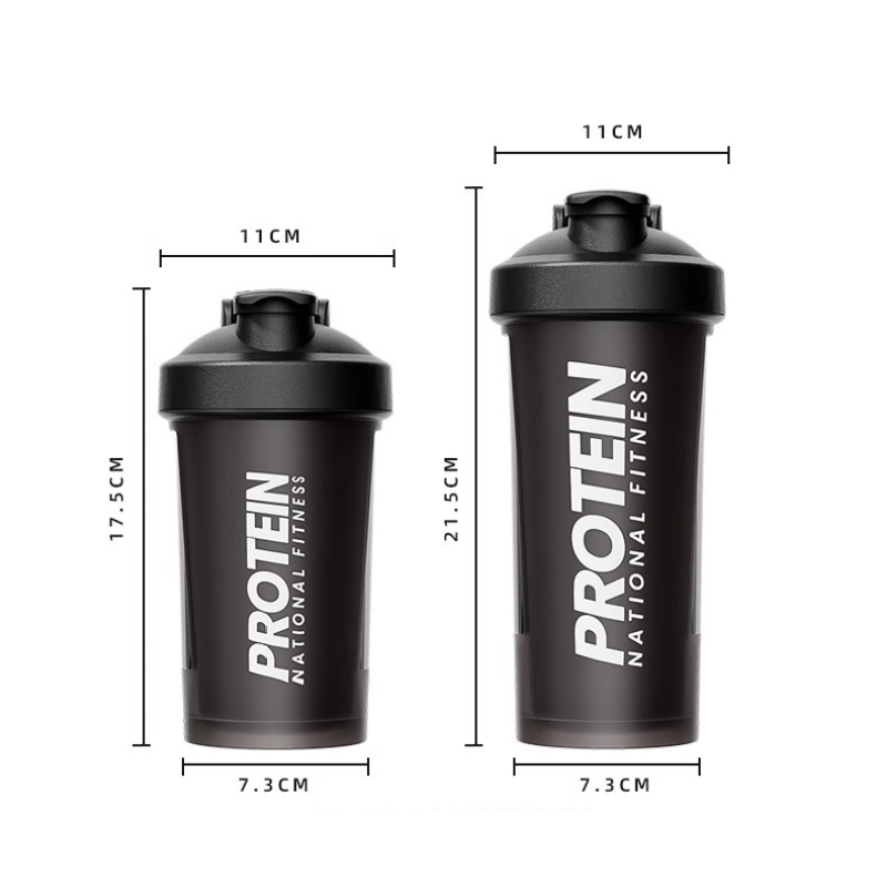 Custom Logo Sports Shaker Cup New Design Gym Water Bottle Protein for Shaker Bottle Made of Durable Plastic Drinkware