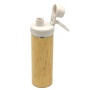 Coocodrink 350ml Double Wall Stainless Steel Vacuum Insulated Eco-Friendly Office Cup with Bamboo Outer