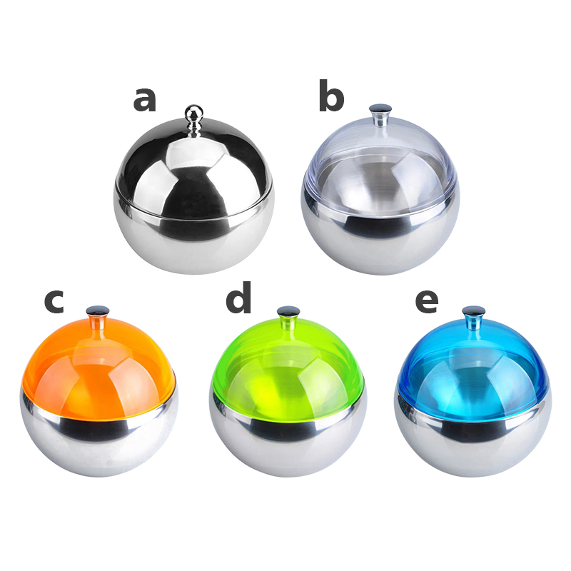 Coocodrink Custom logo 2L Stainless Steel Keep Cold Spherical Ice Bucket with Cover Fruit Tray Double Ice Bucket Hotel KTV Ice Bowl