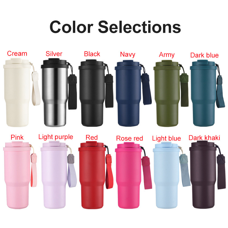 Original Factory Sale Stan Cup Shaped 25oz 750ml Vacuum Tumbler Stainless Steel Thermal Coffee Mug With 2 in 1 Drinking Lid