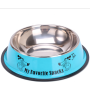 Coocodrink Hot Sell Stainless Steel Cat Basin Single Bowl Creative Multi-color Splash Proof Wear-resistant PET