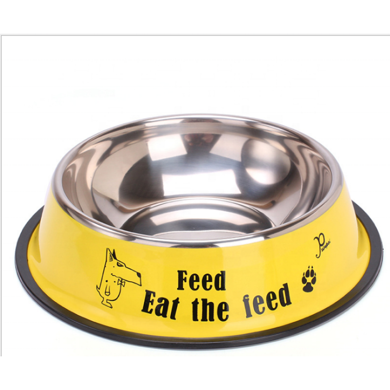 Coocodrink Hot Sell Stainless Steel Cat Basin Single Bowl Creative Multi-color Splash Proof Wear-resistant PET