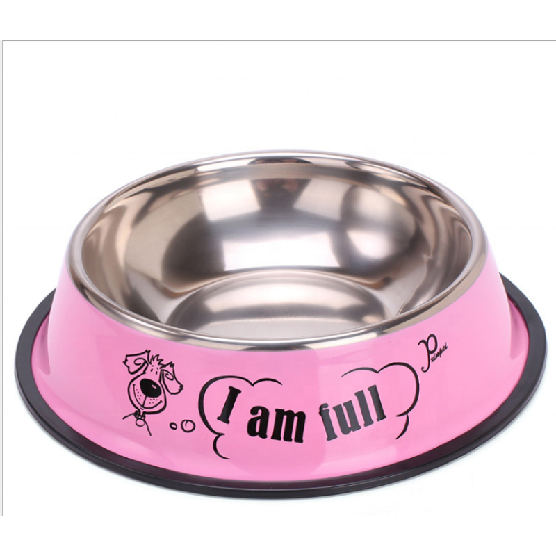 Coocodrink Hot Sell Stainless Steel Cat Basin Single Bowl Creative Multi-color Splash Proof Wear-resistant PET