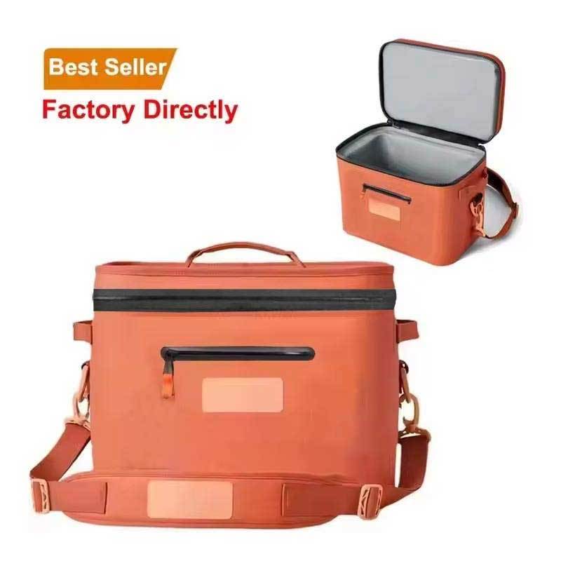 Wholesale Custom Logo Portable Floating Cans Wine Insulated Picnic Cooler Bag Waterproof Soft Ice Box for Hiking Boating