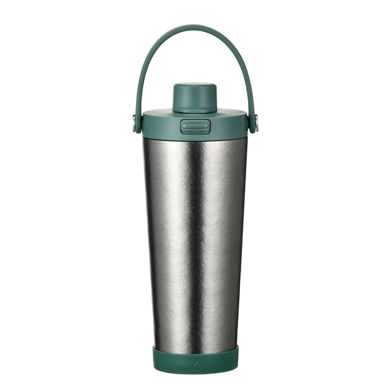 New 2025 830ml Pure Titanium Double Wall Vacuum Tumbler-6-12 Hours Thermal Insulation Boiling Water Safe Sleek Flip Lid Handle