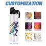 Coocodrink Wholesale Custom logo New Products 850ML Plastic Bottles Outdoor Sport Drinking Plastic Water Bottle with Sport Lid