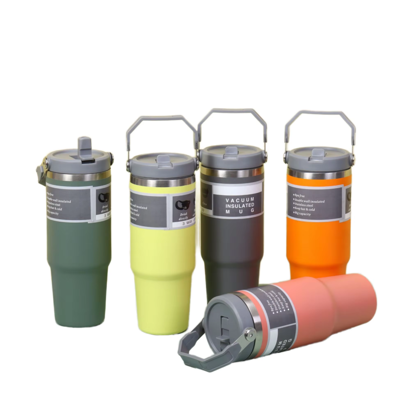 Lightweight 20oz 30oz Stainless Steel Water Bottle Leakproof Internal Thread Design for Hiking Travel Everyday Use