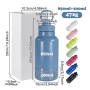 Coocodrink 35oz Portable Dog Water Bottle Dispenser 2 in 1 Hiking Camping Outdoor Insulated Dog Travel Water Bottle with Detachable Bowls