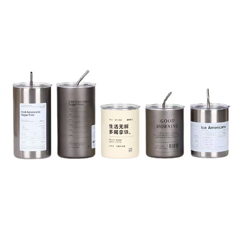 Watersy 2024 380ml Stainless Steel Tumbler Vacuum Travel Mug with Lid for Office or School Use