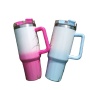 Travel Olographic Ombre Shimmer 40oz Tumbler Glitter Gradient Color Sublimation Blank 40oz Water Bottle