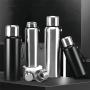 500ml Wholesale Custom Logo Thermos Bottle Bullet Type Double Wall Stainless Steel Vacuum Flask With Lifting Rope Water Bottle