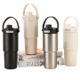 Coocodrink 700ml Ceramic Inner Liner Thermos Eco Friendly Two Drinks Stainless Steel Vacuum Insulated Tumblers with Custom logo