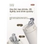 Coocodrink 700ml Ceramic Inner Liner Thermos Eco Friendly Two Drinks Stainless Steel Vacuum Insulated Tumblers with Custom logo