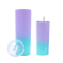 Gradients Unbreakable Beer Coffee Blank DIY Sublimation Vacuum Insulate Skinny Tumbler