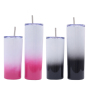 Gradients Unbreakable Beer Coffee Blank DIY Sublimation Vacuum Insulate Skinny Tumbler