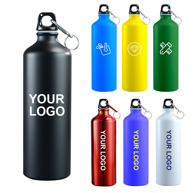 Coocodrink Promotional Customized Cheap Promotion Water Bottle Outdoor Sport Aluminium Water Bottle with Branded Logo