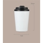 Coocodrink Wholesale 350ml Double Wall Vacuum Insulated Tumbler Stainless Steel Travel Coffee Mugs with Lids