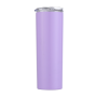 Wholesale 20oZ Double Wall Custom LOGO Sublimation Blank Straight Skinny Stainless Steel Tumbler With Straw and Lid