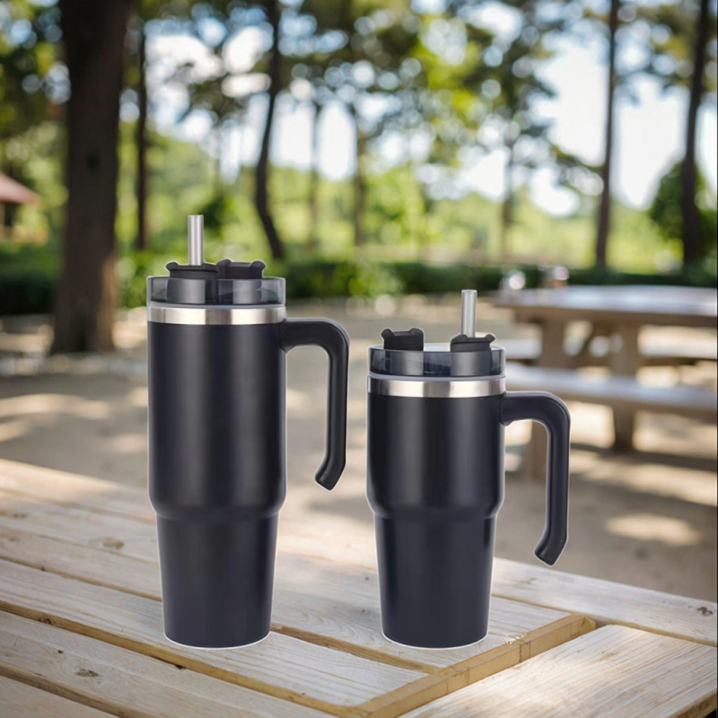 Large Capacity 20oz 30oz Stainless Steel Double Wall Car Tumbler with Lid