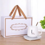 Hot Sale Gift Set Cup Heating Pad Cute 55 Degrees Temperature Control Smart Coffee Mug Cup Warmer With Custom Logo