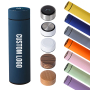 Coocodrink Hot Sales 500ml Smart LED Temperature Display Stainless Steel Water Bottle Vacuum Flask with Digital Lid