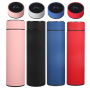 Coocodrink Hot Sales 500ml Smart LED Temperature Display Stainless Steel Water Bottle Vacuum Flask with Digital Lid