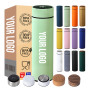 Coocodrink Hot Sales 500ml Smart LED Temperature Display Stainless Steel Water Bottle Vacuum Flask with Digital Lid