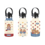 Coocodrink Cute Design 12OZ Kids Warmer Cup Stainless Steel Double Wall Thermos Vacuum Flask Supplies With Straw Kids Water Bottle