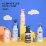 Coocodrink Cute Design 12OZ Kids Warmer Cup Stainless Steel Double Wall Thermos Vacuum Flask Supplies With Straw Kids Water Bottle