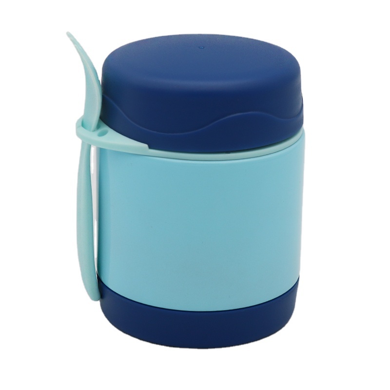 Coocodrink High Quality 350 ml Customized Logo Thermos Food Jar Double Wall Food FFask Vacuum Lunch Box for Kids With Fork