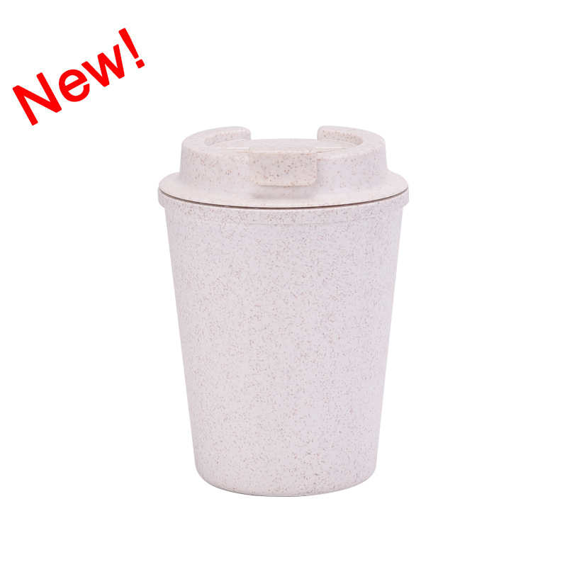 Double-Layer PP BPA Free Leak-Proof Thermal Insulation Coated Direct Drinking Portable Mini Coffee Cup Push-Pull Lid for Car Use