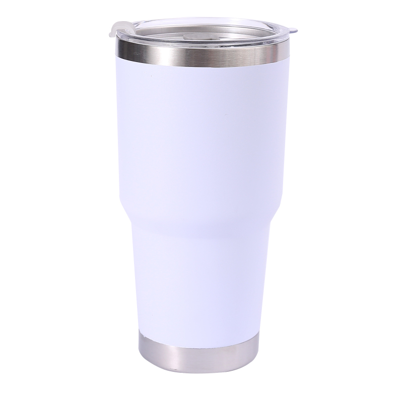 Personalized Logo Mug Keep Cold and Hot Double Wall 30oz Tumblers Stainless Steel Vacuum Insulated Wine Cup