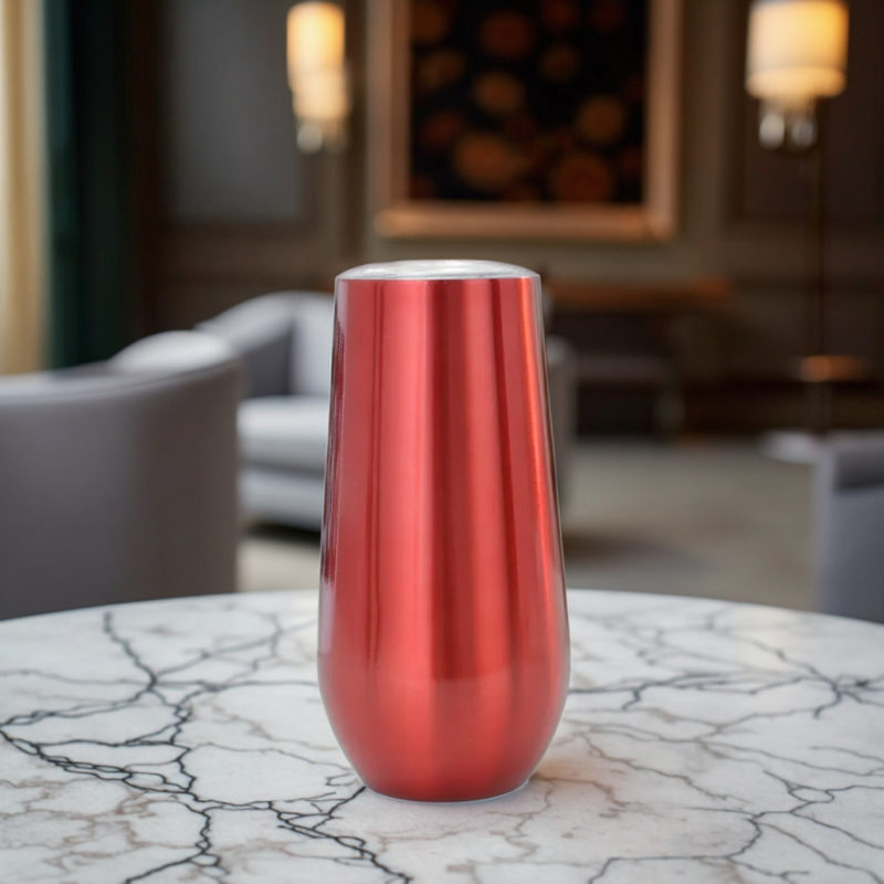 Modern Design Double Wall Insulated Stainless Steel Stemless for Champagne Flutes 16 Oz Wine Tumbler with Lid Factory Direct