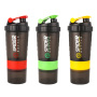 Wholesale Custom Colors and Logo 550ml Large Capacity Free Plastic Sport Workout Blender Protein Shaker Bottle Shaker Gym
