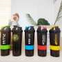 Wholesale Custom Colors and Logo 550ml Large Capacity Free Plastic Sport Workout Blender Protein Shaker Bottle Shaker Gym