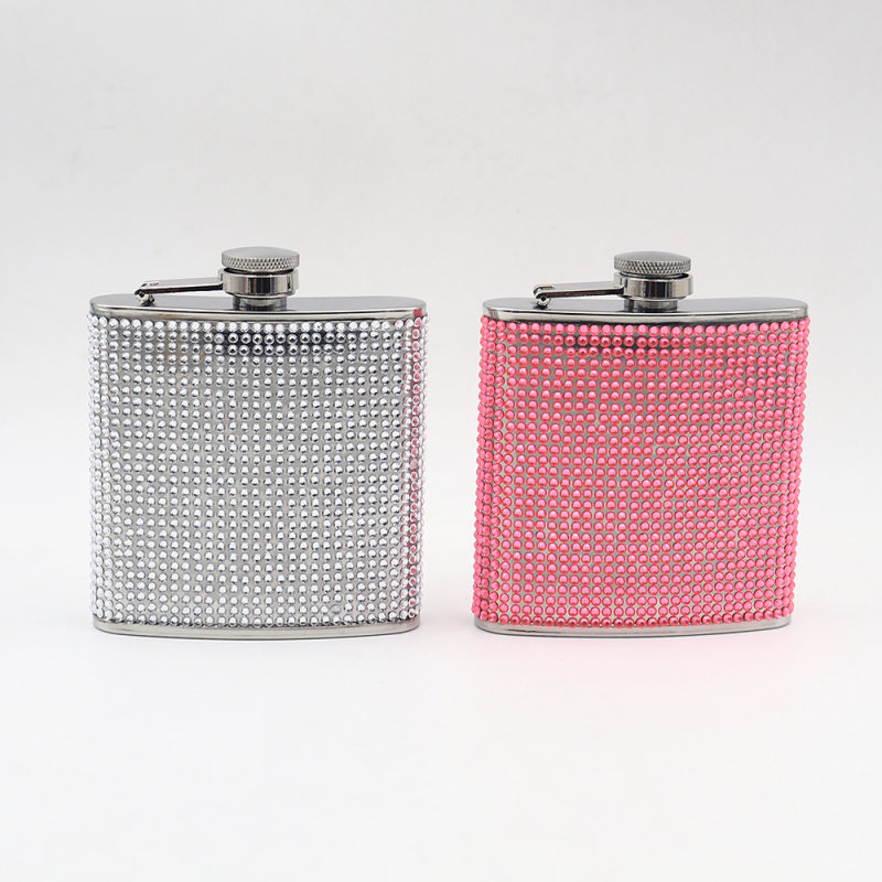 Fashion Style Portable Party Stainless Steel Whisky Hip Flask for Girls Wedding Gift