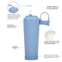 New Cross-Border 830ml Double Wall Vacuum Stainless Steel Thermos Cup Straw Magnetic Handle 12-24 Hours Portable Hot/Cold