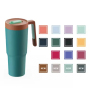 New Color Design 40oz Insulated Handle Tumbler with Lids and Straw Stainless Steel Double Vacuum Leak Tumbler