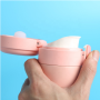 Hot Selling Double Wall 304 18/8 Stainless Steel Vacuum Flask Insulated Sport Water Bottle With Press Button Lid