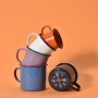 Coocodrink Hot Sale Price Custom 350ml 500ml 750ml Sublimation Enamel Christmas Mug Sublimation Coffee Mugs Camping Enamel Mug