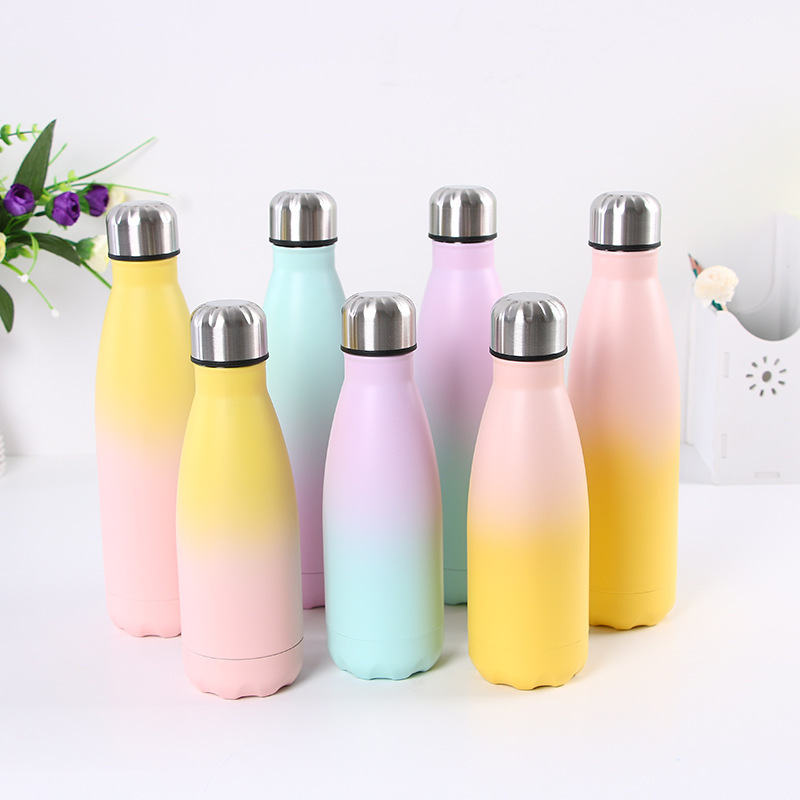 Wholesale New Cola Shape Stainless Steel Double Wall Vacuum Bottle with Insulated Lid for Sports Outdoor