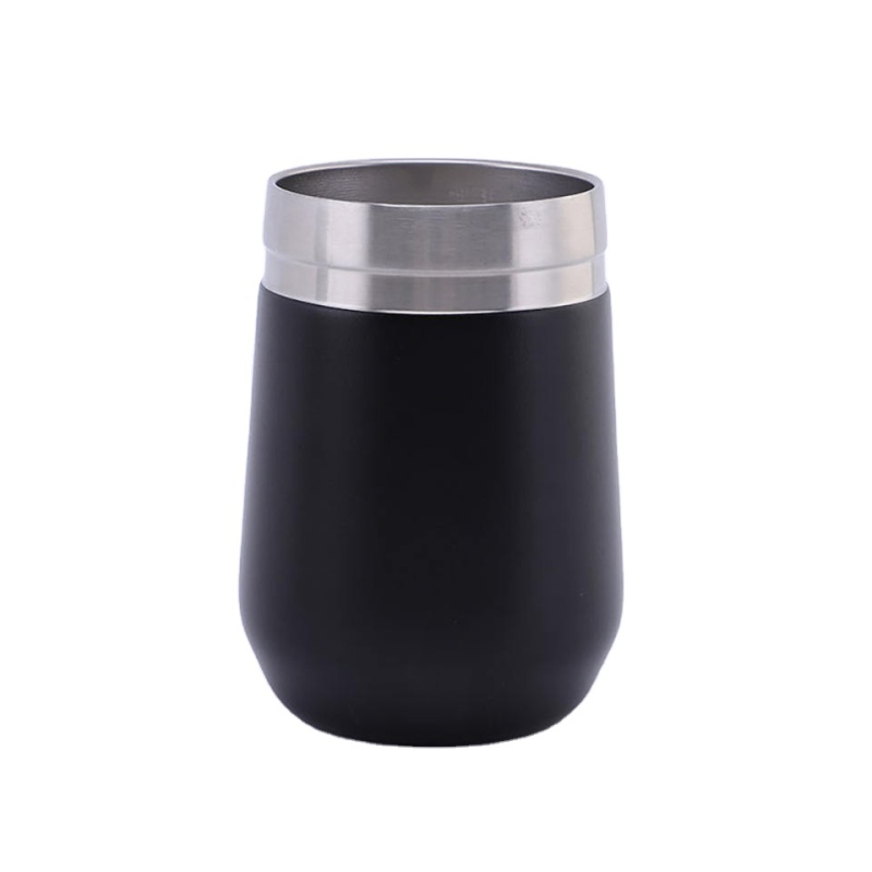 New 12OZ Customizable Color and Loge Stainless Steel Mug Vaccuum Egg Shape Bottle with Lid