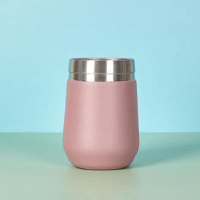 New 12OZ Customizable Color and Loge Stainless Steel Mug Vaccuum Egg Shape Bottle with Lid