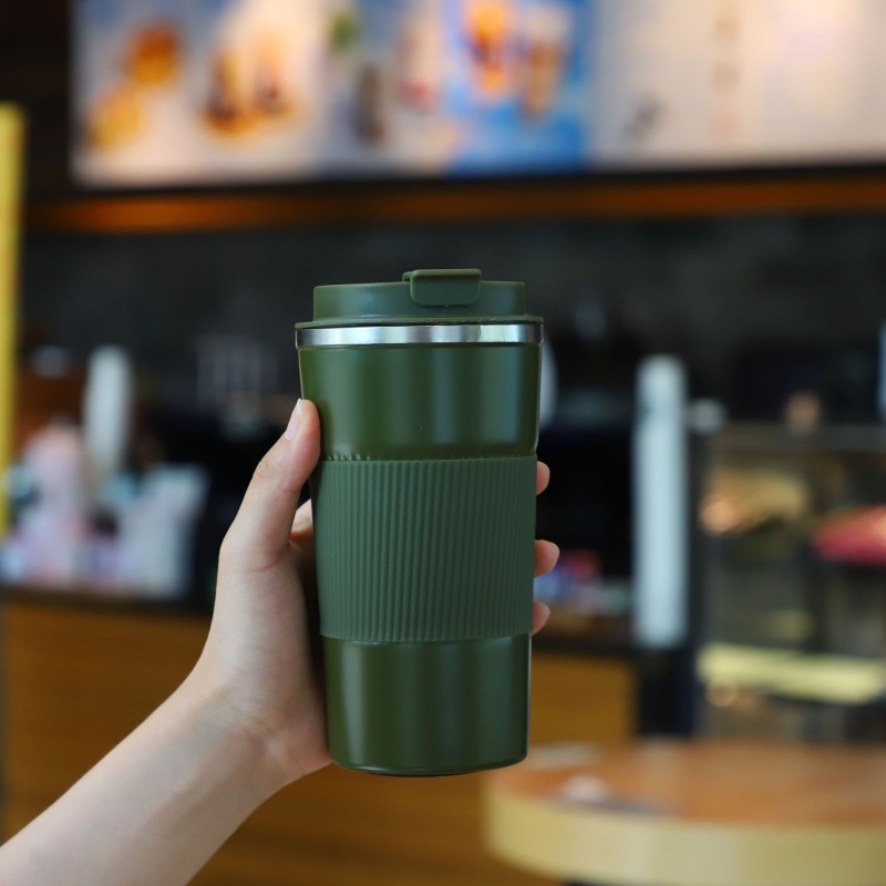 Eco-Friendly 380ml Double Wall Stainless Steel Hot and Cool Thermal Coffe Thermo Mug