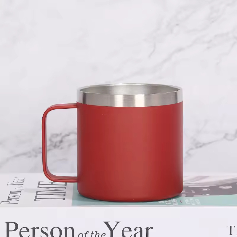 New Arrival Custom Powder Coating Mug Double Walled Vacuum Insulated Stainless Steel Coffee Mugs