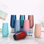 Stainless Steel Eggshell Cup 10 oz Red Wine Beer Cup Vacuum Double Layer 304 Student Thermos Cup Wholesale