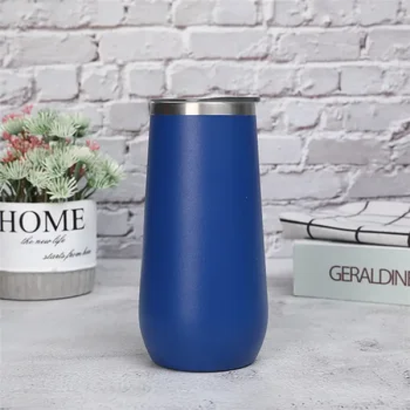 Stainless Steel Eggshell Cup 10 oz Red Wine Beer Cup Vacuum Double Layer 304 Student Thermos Cup Wholesale