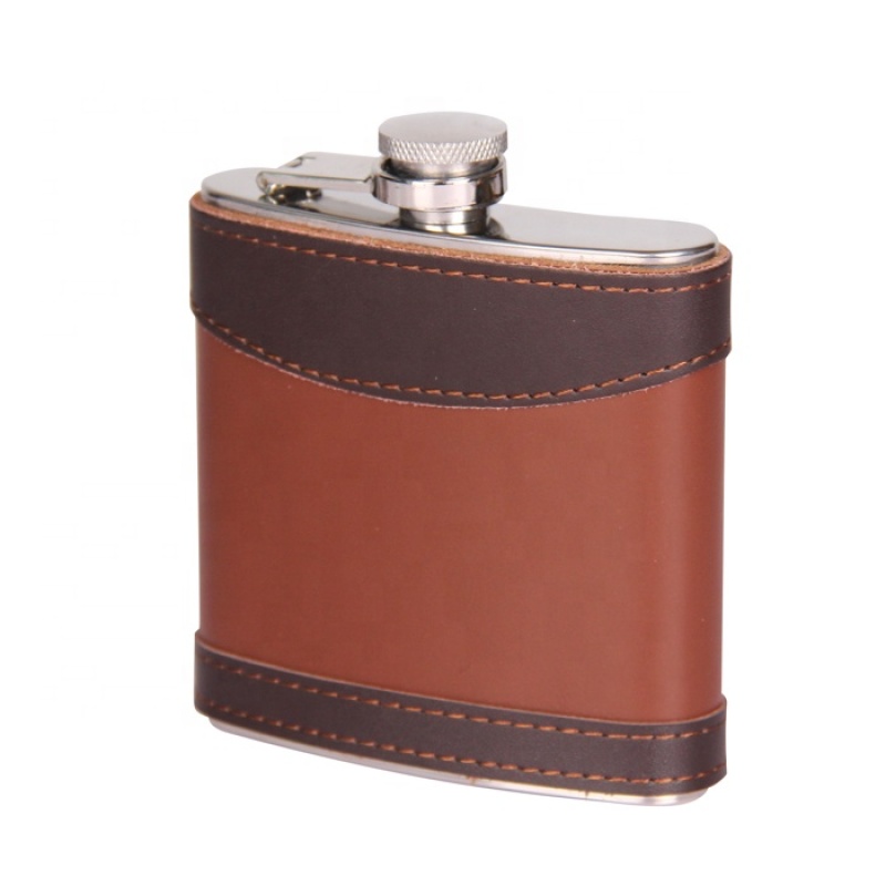 High Quality Custom Printing Logo Stainless Steel Hip Flask