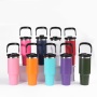 Sports 40oz Stainless Steel Water Bottles Insulated Thermos Flasks Double Wall Wine Glasses Tumbler
