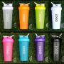 Wholesale Logo Custom Shaker Water Bottle Shaker Bottle Fitness Gym Protein Bottles Sport PP Plastic BPA Free Sample